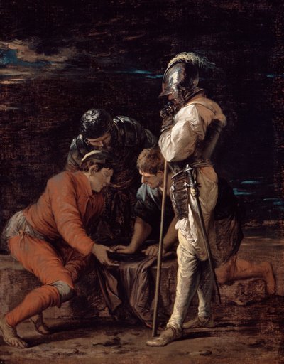 Soldiers Gambling by Salvator Rosa